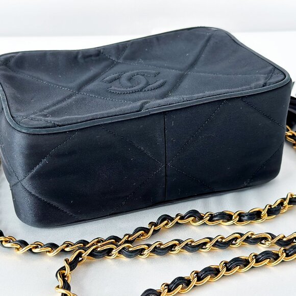Chanel Black Satin Tassel Bag - Picture 8 of 14